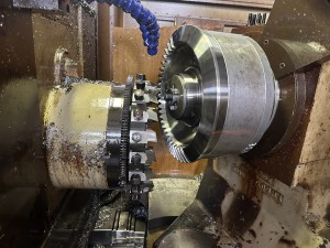 Milling spiral bevel gear